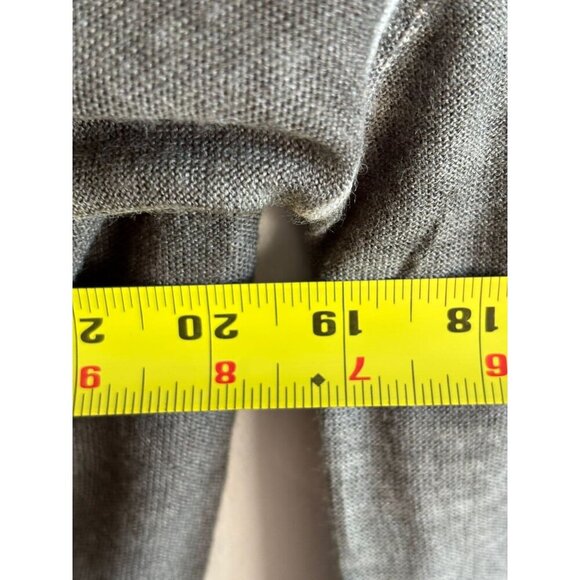 Guess Mens V-Neck Long Sleeve Button-Up Wool Classic Cardigan Sweater Gray  M - Picture 9 of 13